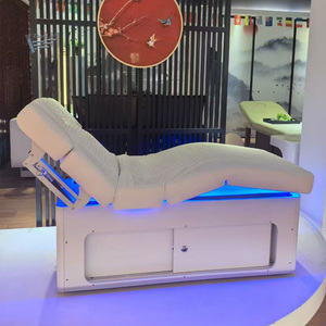 Table de massage <span class=keywords><strong>électrique</strong></span> de luxe à 3 moteurs pour salon de beauté, <span class=keywords><strong>lit</strong></span> de soin des cils, hauteur réglable, infrarouge, <span class=keywords><strong>lit</strong></span> de spa facial - Product Image 6