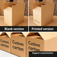 Boîte d'expédition en carton ondulé sur mesure en gros, 3, 5 ou 7 couches, pour le stockage de produits commerciaux, boîte en carton kraft