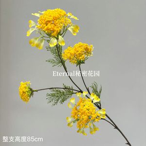 ดอกไม้ประดิษฐ์ลูกไม้ลายฉลุขนาดใหญ่สำหรับงานแต่งงาน สีขาว ชมพู เหลือง ม่วง น้ำเงิน ตกแต่งบ้าน - Product Image 4