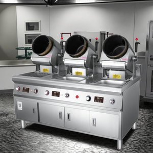 Máquina de Cocina Automática de Acero Inoxidable Personalizada SEMIKRON, Robot para Arroz Frito, <span class=keywords><strong>Wok</strong></span> Eléctrico Inteligente a Gas, 3000-5000W - Product Image 6