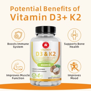 Fabrika OEM/ODM takviyeleri toptan D3 + K2 kapsül Immunity ve kalp sağlığı yetişkinler bağışıklık vitaminleri takviyeleri artırmak destekler - Product Image 4