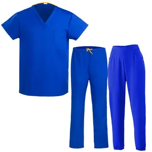 사용자 정의 로고 병원 유니폼 세트 치과 진료소 병원 학교 호텔 미적 간호사 유니폼