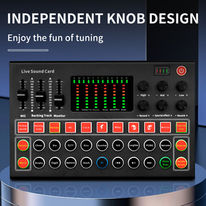 Carte son BG4 LIVE, interface audio, mixeur, support de microphone, équipement de podcast, ensemble de cartes son externes pour podcast - Product Image 2
