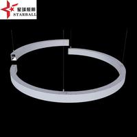 Anneau lumineux LED à connexion rapide pour usage commercial, avec corps en aluminium, pour bureau