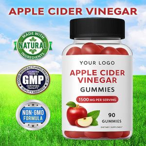 Giấm táo tiên tiến Gummies 90 Gummies 1500mg phức tạp với củ cải đường iốt cho sức khỏe tuyến giáp gan - Product Image 3