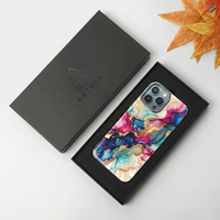 Cajas de Cartón de Lujo con Tapa y Base de Papel, Diseño Personalizado, para Empaque de Fundas de Celulares