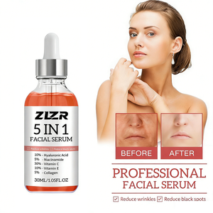 Suero Facial con Vitamina C 30ml, Ácido Hialurónico, Niacinamida, Antienvejecimiento, Antiarrugas, Hidratante para Rostro y Cuerpo - Product Image 3