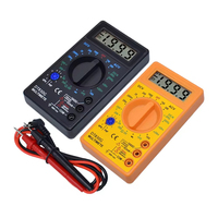 LCD Digital Multimeter DT-830B Mini Handheld Multimeter for Voltmeter Ammeter AC/DC 750/1000V Ohm Tester Meter With Probe
