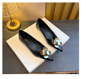 Chaussures pour Femmes Nouveaux Styles Bureau Décolleté en V Strass Brillants Décontractées à Enfiler Loafers <span class=keywords><strong>Mules</strong></span> <span class=keywords><strong>Espadrilles</strong></span> - Product Image 6