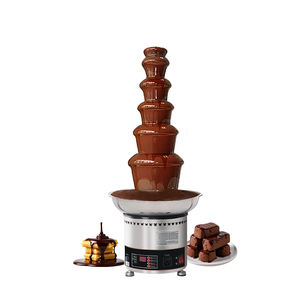 Fontaine à <span class=keywords><strong>fondue</strong></span> au <span class=keywords><strong>fromage</strong></span> professionnelle 6 niveaux 6 kg Machine à fondre à <span class=keywords><strong>fondue</strong></span> au chocolat en acier inoxydable 304 - Product Image 2
