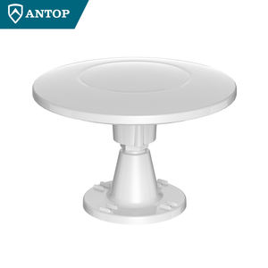 <span class=keywords><strong>Antenne</strong></span> TV numérique extérieure amplifiée ANTOP 30dB de gain blanche avec base de montage au sol <span class=keywords><strong>pour</strong></span> maison mobile - Product Image 1