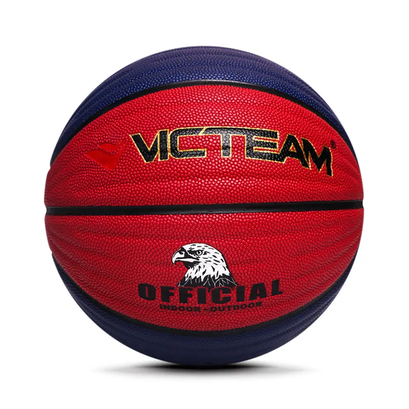 Más Popular personalizado tamaño Regular peso baloncesto patio automático antideslizante pelota de baloncesto venta