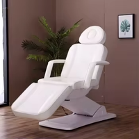 Salon de haute qualité meubles de beauté table de massage électrique lit de cils du visage avec 3 moteurs CE chaise de tatouage réglable lit de beauté