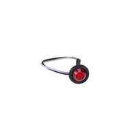 10 PCS Feux de position latéraux LED ambre 12V encastrés pour camion, camping-car, remorque, fourgonnette, bus, bateau