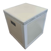Boîte isotherme pliable durable pour chaîne du froid, avec bloc de glace intégré, isolation sous vide, portable, PUVIP Box, pour vaccins