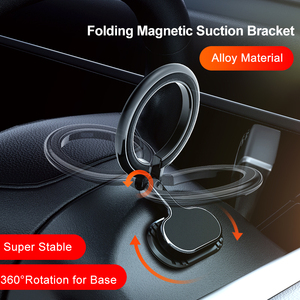 Nouveau support magnétique pour téléphone portable Msafe, anneau de volant, support pliable, surface incurvée, s'adapte parfaitement au support de voiture, adapté aux routes accidentées - Product Image 4