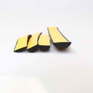 Joint de porte personnalisé de qualité supérieure éponge Epdm, joint en mousse auto-adhésif en caoutchouc, forme semi circulaire en D, bandes d'étanchéité de porte en caoutchouc Epdm, joint pour panneau électrique - Product Image 6
