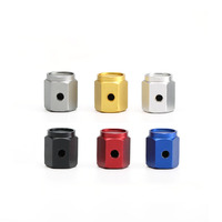 Capuchons de tige de valve de pneu, 2 pièces, avec vis de verrouillage et clé hexagonale