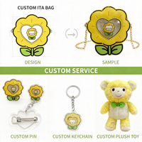 Sac fourre-tout personnalisé en PVC avec logo, ensemble complet d'accessoires d'anime Ita Bag, fabrication directe usine, votre design sur mesure