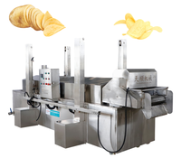 Friteuse électrique automatique continue pour friture profonde