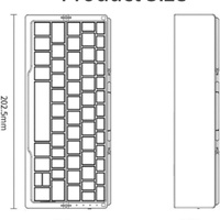 Mini teclado inalámbrico BT plegable para tableta, material plástico, diseño ultrafino y portátil, teclado para computadora portátil y tableta