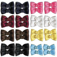 Rubans PC 1.18 ''Petit noeud pré-cravate Satin Ruban Rose Arcs pour vêtements Décoration Sous-vêtements Accessoires
