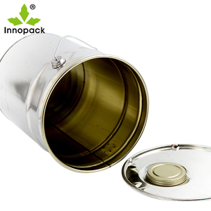 Contenedor de hojalata de alta calidad, anticorrosión y antioxidante, apto para uso alimentario, capacidad de 13 kg, venta directa de fábrica, cubeta metálica de 13 L - Product Image 5