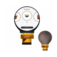 Écran LCD TFT IPS Rond de 2,1 Pouces à Vision Panoramique avec Rétroéclairage LED, Résolution 480x480, Luminosité 600cd/m² pour Emblème de Voiture