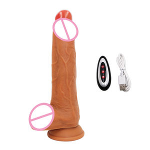 Weibliche Fernbedienung Sexspielzeug künstlichen Penis perist altis chen Heiz <span class=keywords><strong>dildo</strong></span> Vibrator Fernbedienung Teleskop Vibration <span class=keywords><strong>Dildo</strong></span> - Product Image 3