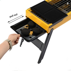 Parrilla Portátil Plegable de Acero Inoxidable para Exteriores, Barbacoa de Carbón para Mesa con Asa para Viajes, Picnic y Camping - Product Image 5