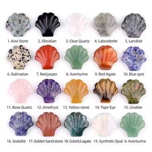 Bán Hot Healing pha lê đá quý tự nhiên Rose Quartz Thạch Anh tím vỏ cho trang trí nội thất cho mặt dây chuyền vòng cổ - Product Image 5