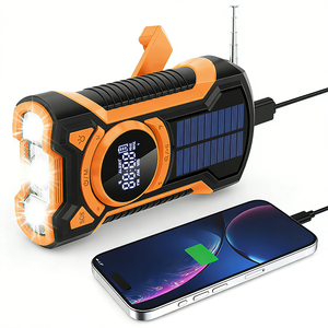 Radio de Emergencia Solar ALECTER con Manivela, Banco de Energía de Gran Capacidad, Kit Multifunción para Terremotos, Desastres al Aire Libre, Supervivencia y Rescate - Product Image 1