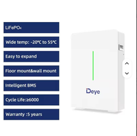 Batterie LiFePO4 Deye RW-G10.6 10,64 kWh 51,2 V 208 Ah pour système de stockage d'énergie résidentiel