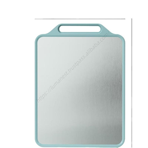Planche à découper multifonctionnelle en plastique double face antibactérienne Yuou Green 2025 pour légumes et viande (vente en gros) - Product Image 1