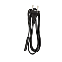 Cable de Alimentación Europeo de 2 Pines para Monitor de Ordenador y Electrodomésticos, Cable de Alimentación de PVC de 2.5A