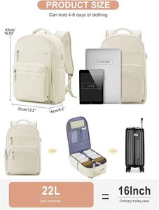 Wholesale Unisex Carry-on Travel <b>Backpack</b> Outdoor-Ready Waterproof Oxford <b>Laptop</b> <b>Backpack</b> with Built-in USB Charging Port - Product Image 5