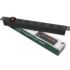 10A Alemania Reino Unido EE. UU. Enchufe PDU universal 6 8 vías para equipo de distribución de energía Tipo de enchufe de rack PDU conmutado - Product Image 5