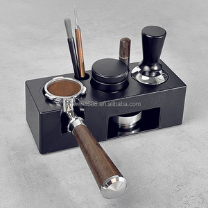 도매 커피 액세서리 Portafilter 매트 스탠드 51mm 58mm 커피 메이커 에스프레소 탬퍼 기지국 커피 필터 홀더 - Product Image 4