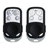 4 botones Metal 433 MHz Código de aprendizaje Transmisor RF universal Puerta de control remoto programable