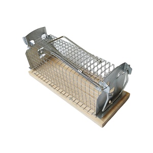 Insancıl Metal fare tuzağı kafes No-öldürmek canlı fare kapanı kapalı ve açık kullanım için yeniden kemirgen tuzak - Product Image 1