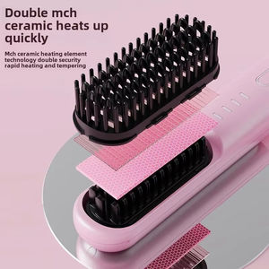 Peine Inalámbrico para Cabello Lacio con Iones Negativos, Portátil, para el Cuidado del Cabello, sin Dañar el Cabello, Peine para Peinar - Product Image 4