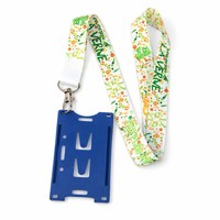 Sangle de lanière par sublimation pour transfert thermique, idéale pour badges d'identification et porte-clés