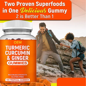 Supplément de santé Ausreson OEM au curcuma et à la curcumine Gommes de soutien pour les articulations au curcuma et à la curcumine - Product Image 4