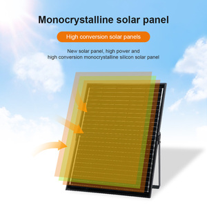 Kcd vườn sân vận động 100W 150W 200W 300W 400W 500W 1000W Heavy Duty IP65 cảm biến chuyển động ấm trắng ngoài trời LED năng lượng mặt trời lũ ánh sáng - Product Image 3