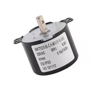 50KTYZ senkron Motor yüksek tork Mini elektrikli Motor AC senkron DİŞLİ Motor hız 1RPM-12.5RPM