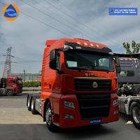 Camion tracteur Sitrak C7H 6X4 d'occasion, boîte de vitesses Weichai FAST, écran tactile 10 pouces, diesel Euro 5, transport logistique