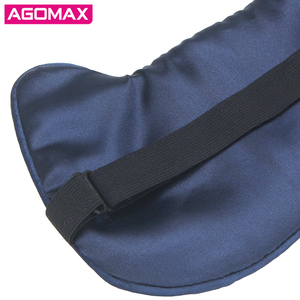 Masque de sommeil en satin soyeux de qualité supérieure, avec rembourrage super doux et sangle élastique - Product Image 3
