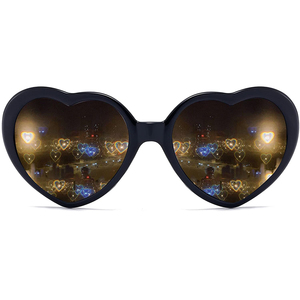Latest <strong>Party</strong> Magic LED Fun <strong>Glasses</strong> Special Effects <strong>Glasses</strong> Heart Shape Love&amp;roses Sunglasses - Product Image 1