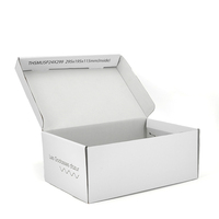 Caja de Regalo para Zapatos de Cartón Rígido Blanco Ecológico de Alta Calidad Personalizada, Impresión Personalizada en Cartón