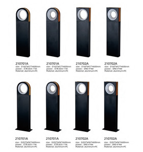 Lampe de pelouse LED extérieure moderne décorative pour allée, imperméable IP65 - Product Image 5